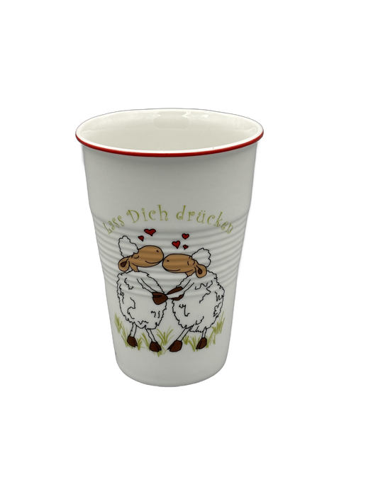 Knickbecher "Lass dich drücken"