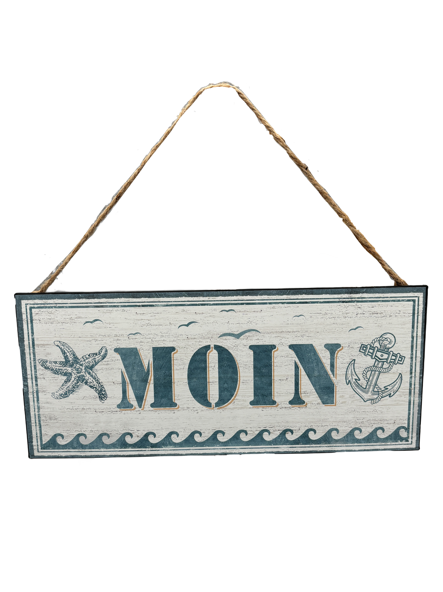 Blechschild "Moin"