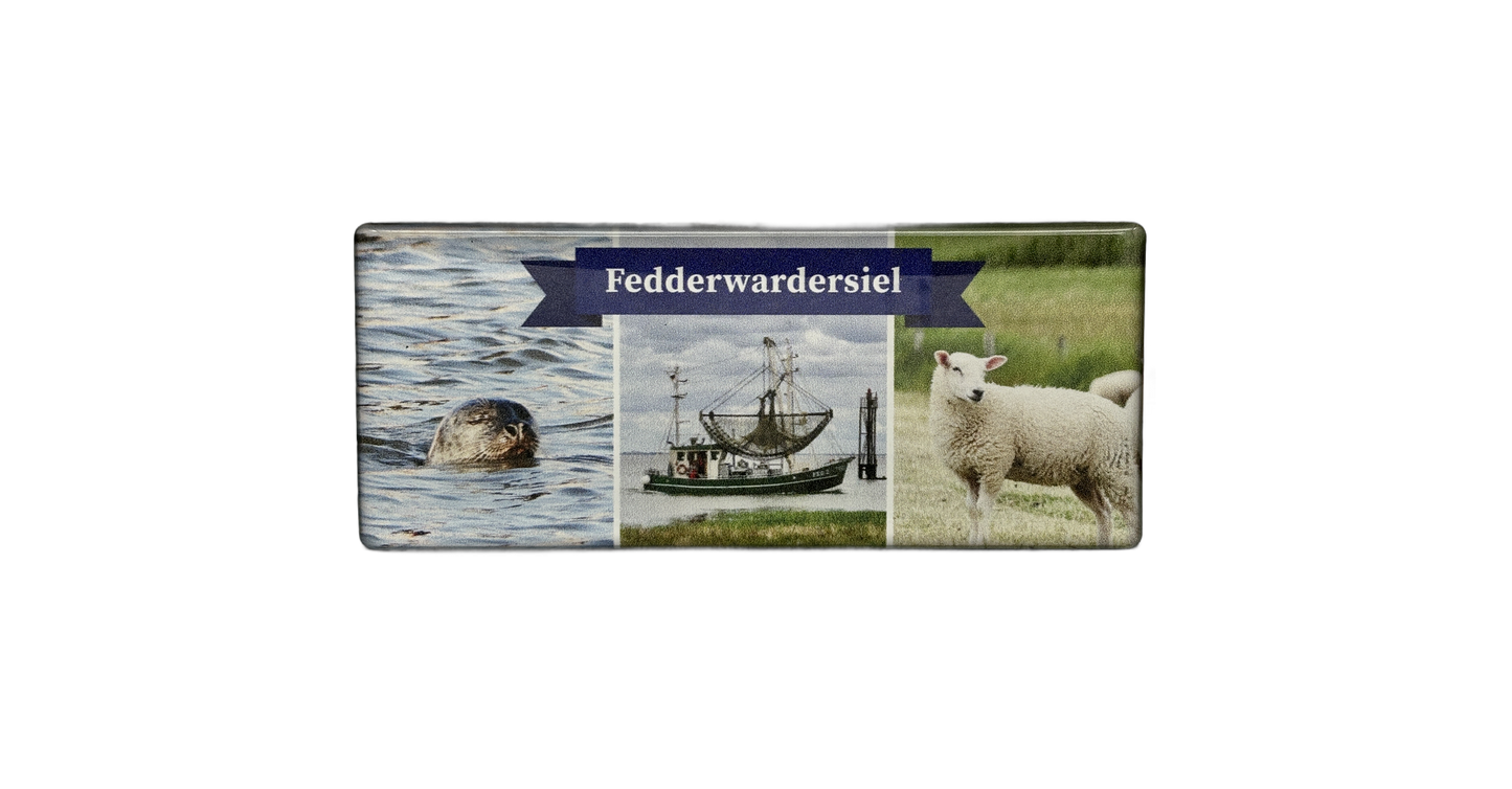 Fedderwardersiel Panorama Magnet A