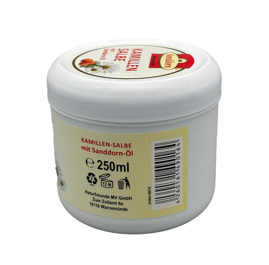 Kamillen Salbe mit Sanddorn Öl | 250ml