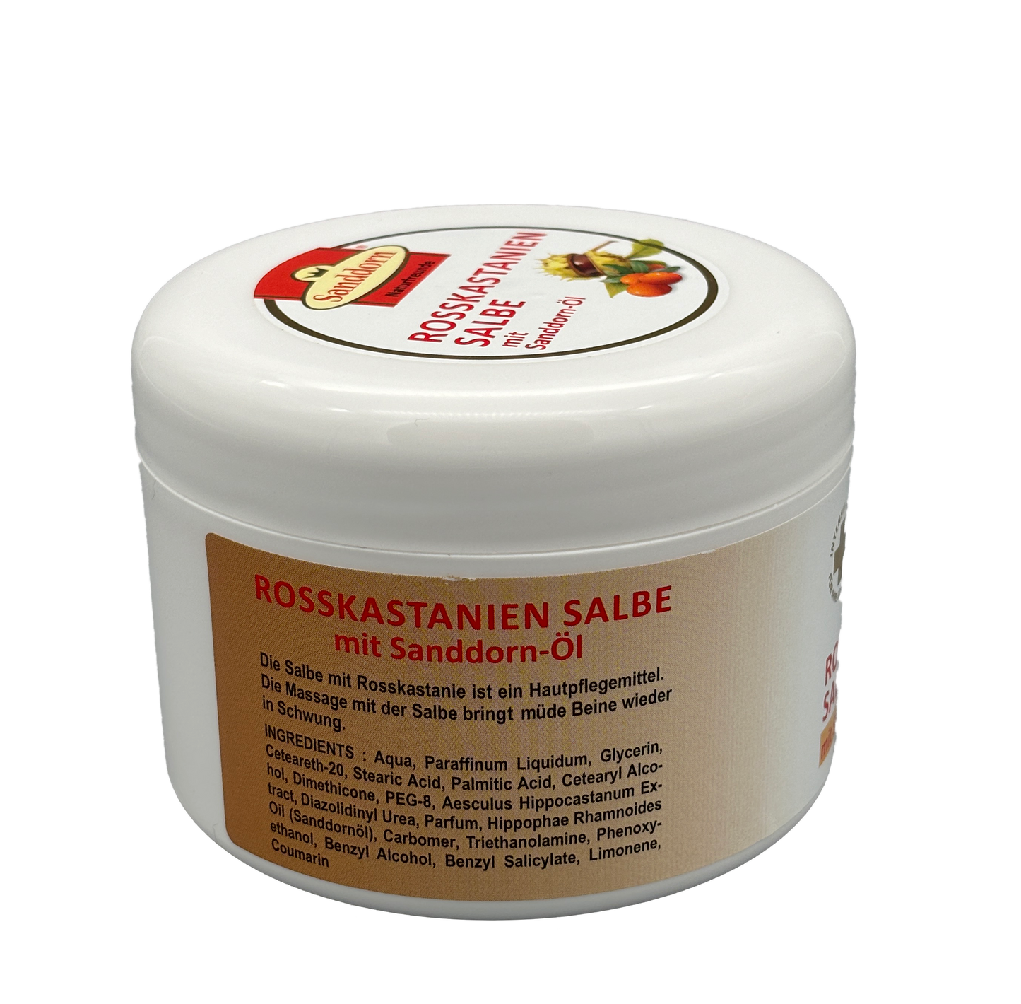 Rosskastanien Salbe mit Sanddorn Öl | 250ml