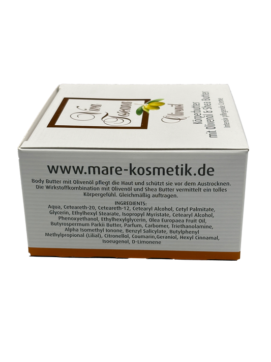 Körperbutter mit Olivenöl und Shea Butter | 300ml