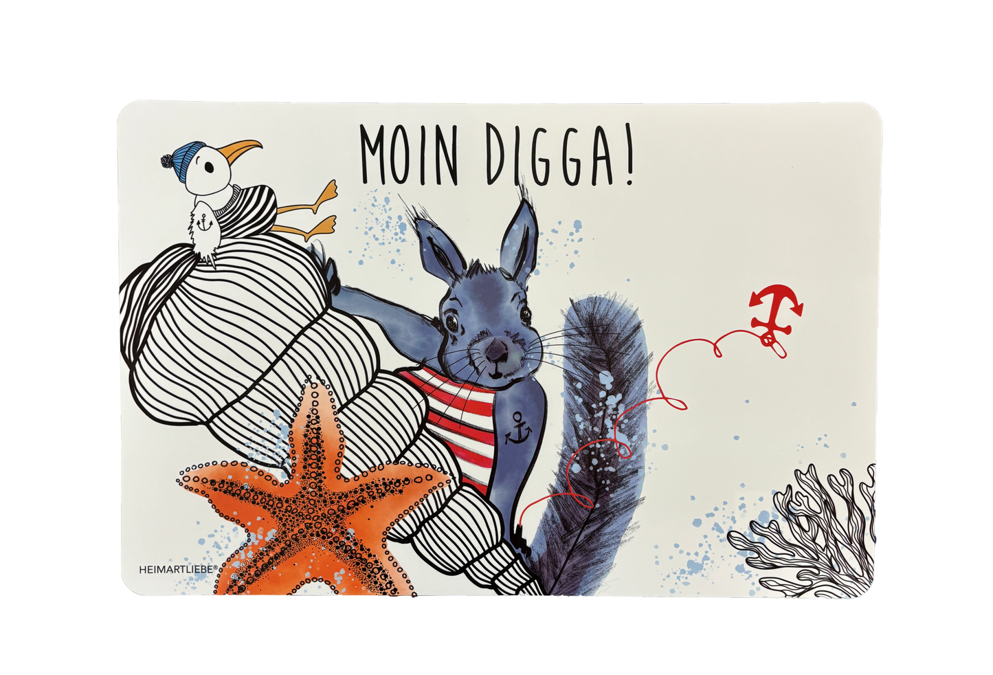 Heimartliebe ® Moin Digga! | Platzset