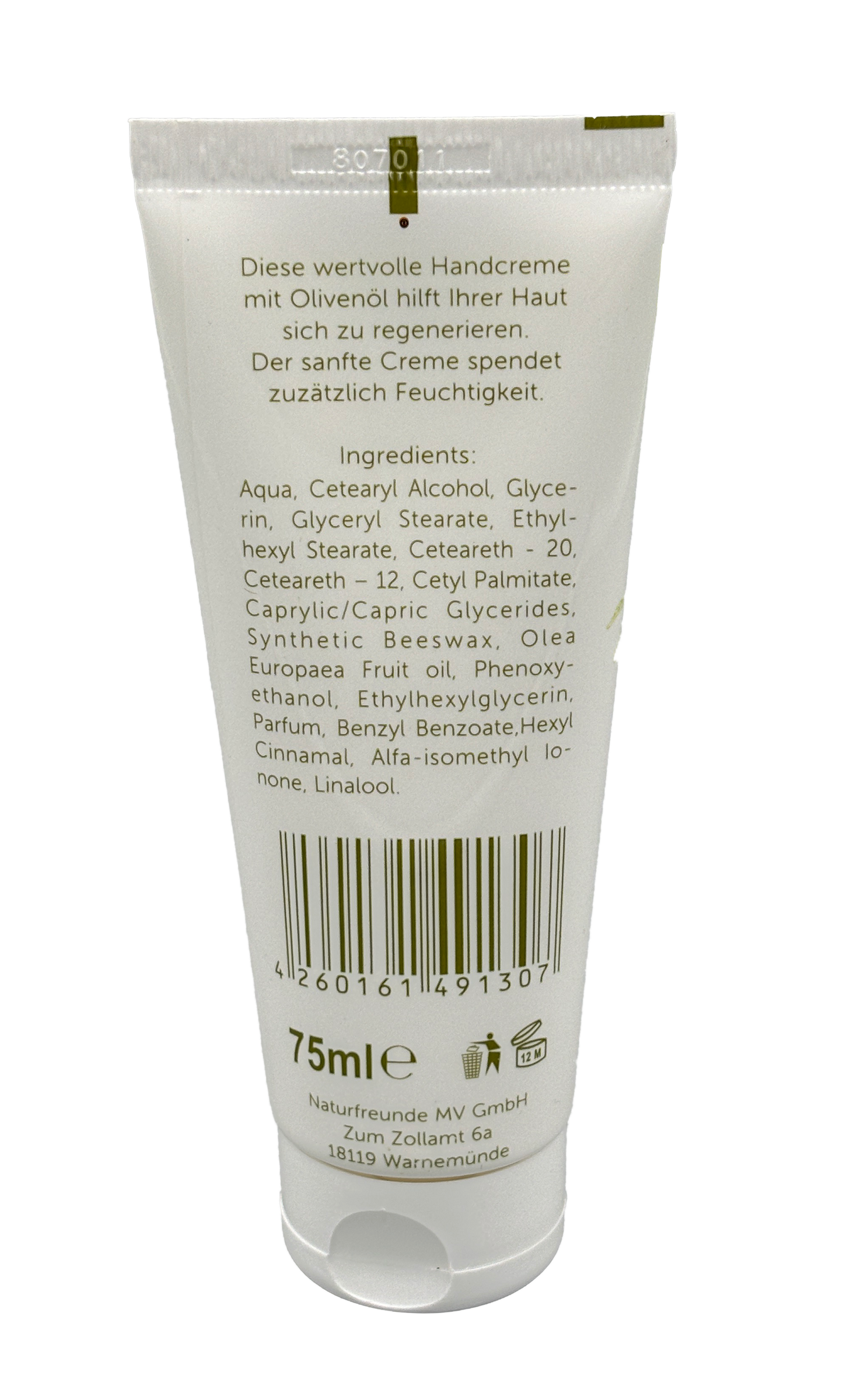 Oliven-Öl Handcreme | 75ml