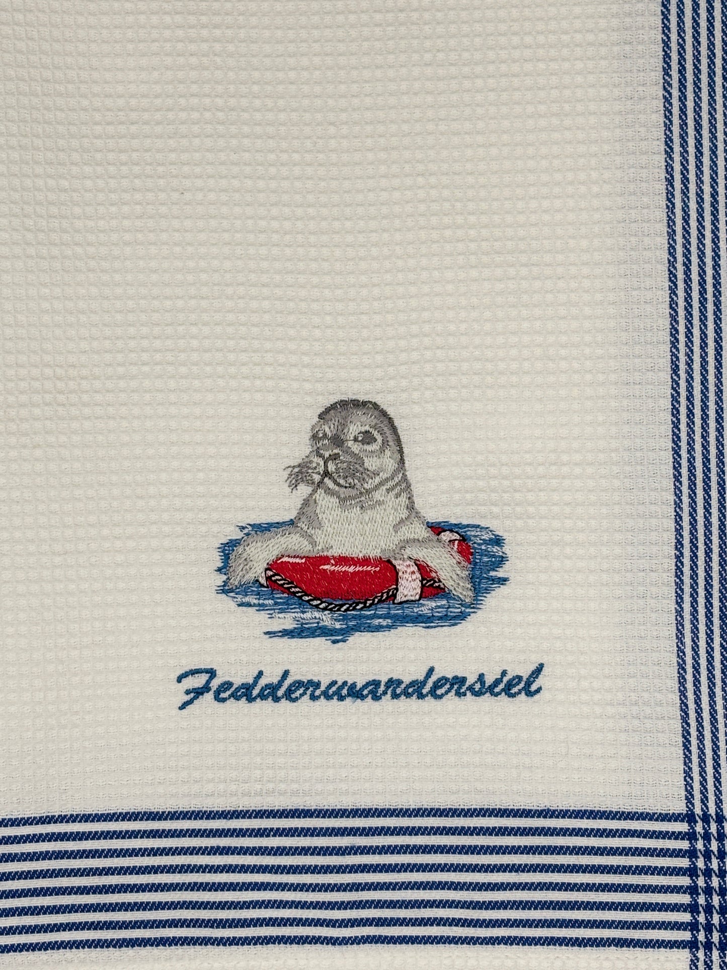Geschirrtuch Seehund "Fedderwardersiel"