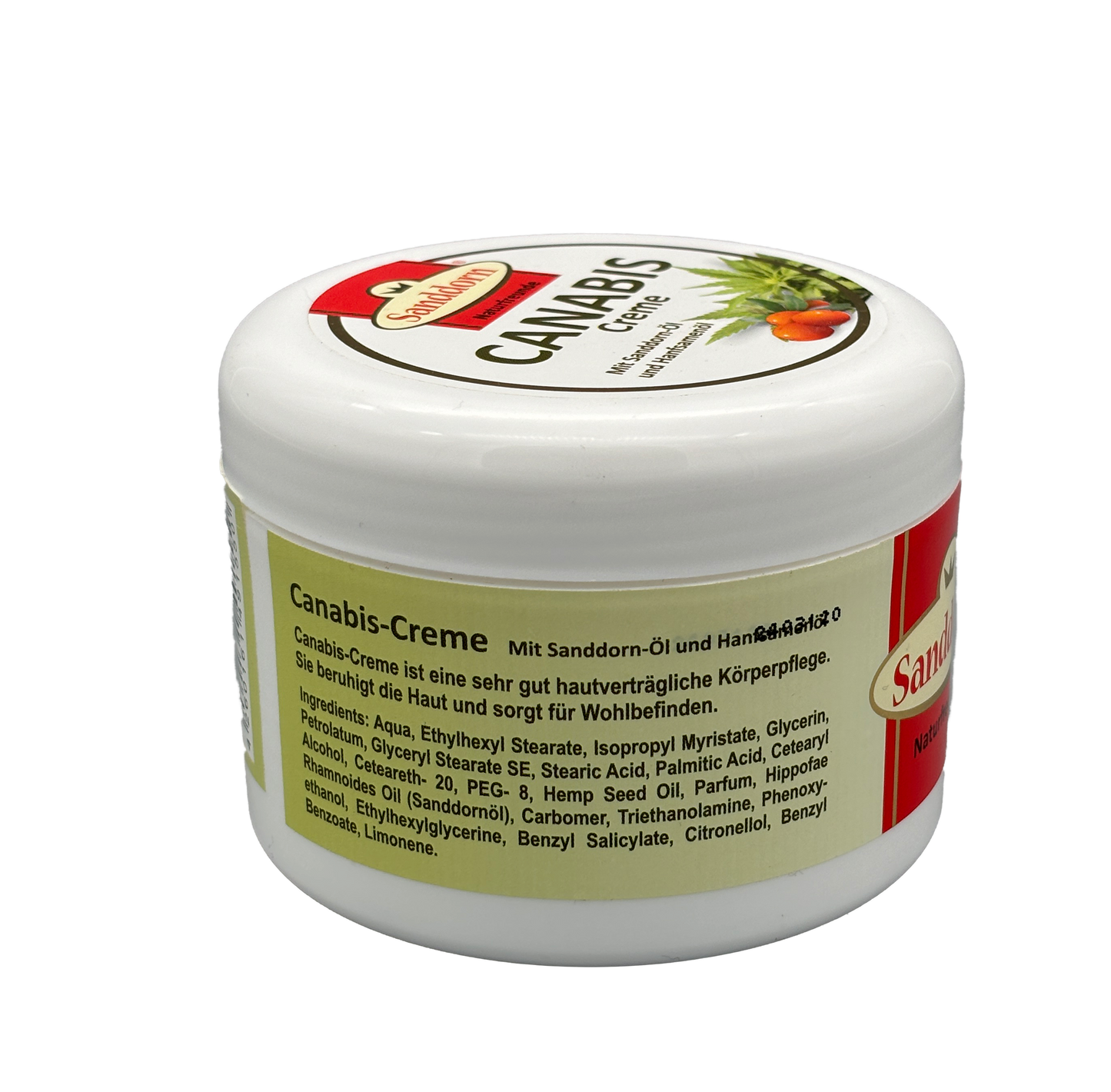 Canabis Creme mit Sanddorn Öl | 250ml