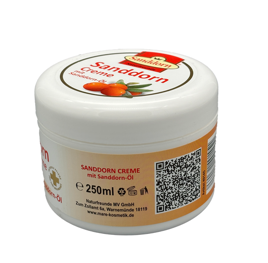 Sanddorn Creme mit Sanddorn Öl | 250ml