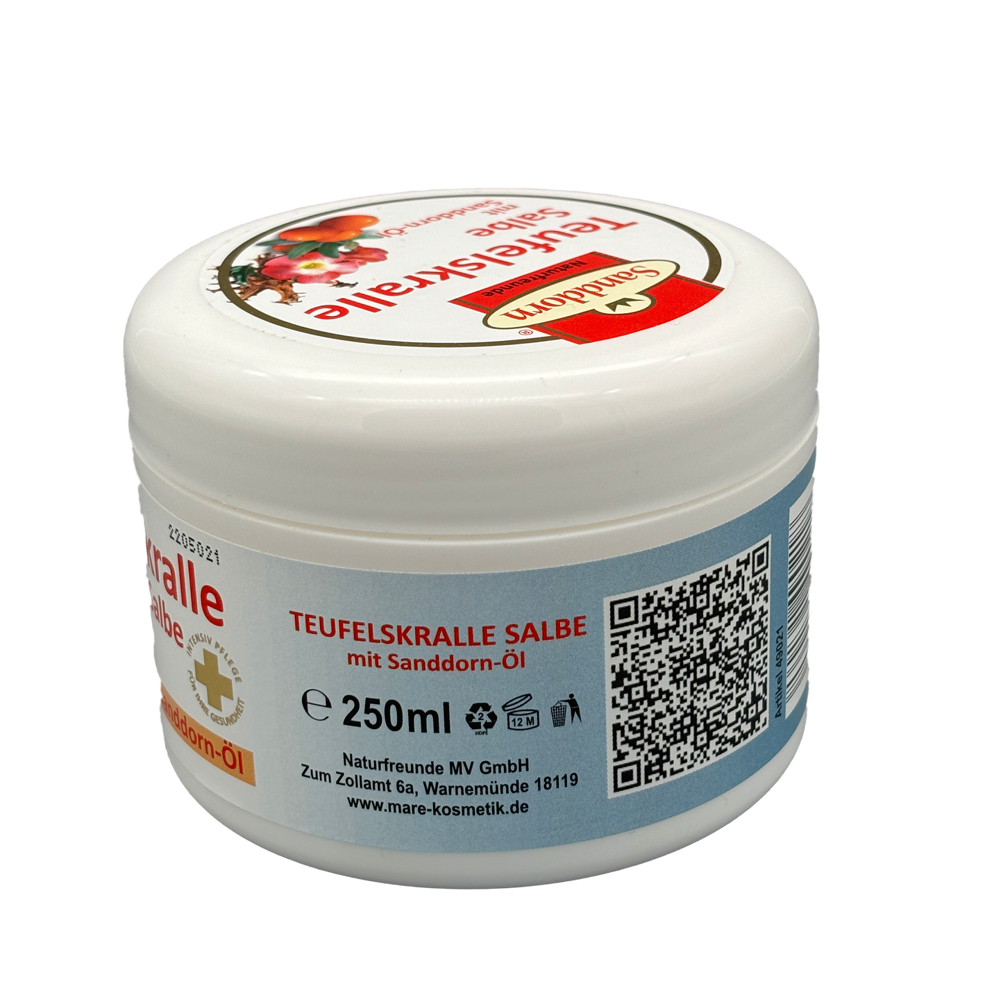 Teufelskralle Salbe mit Sanddorn Öl | 250ml